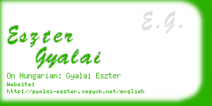 eszter gyalai business card